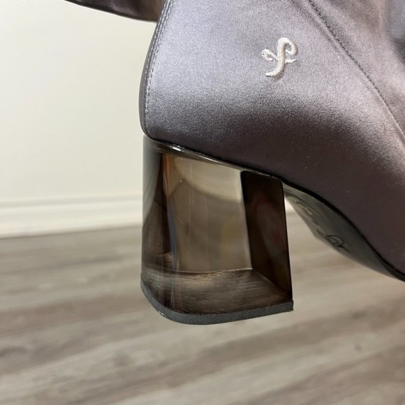 JOHN FLUEVOG • Silver Thigh High PETULA Boots • Vegan • Size 8 • NWT - Picture 8 of 14